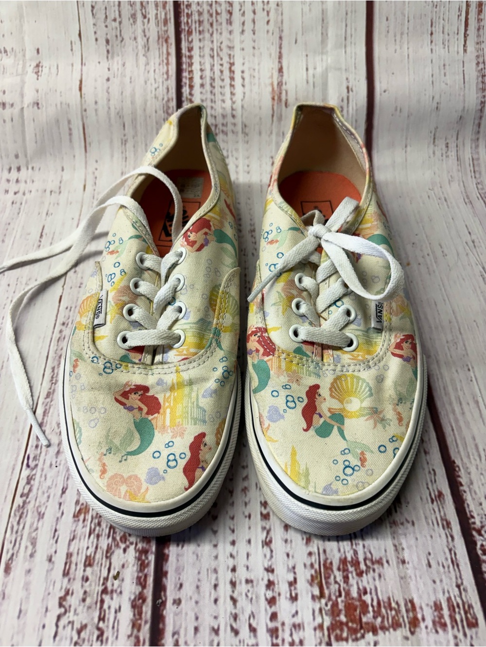 Women’s Disney little mermaid Canvas Lace-Up Sneakers